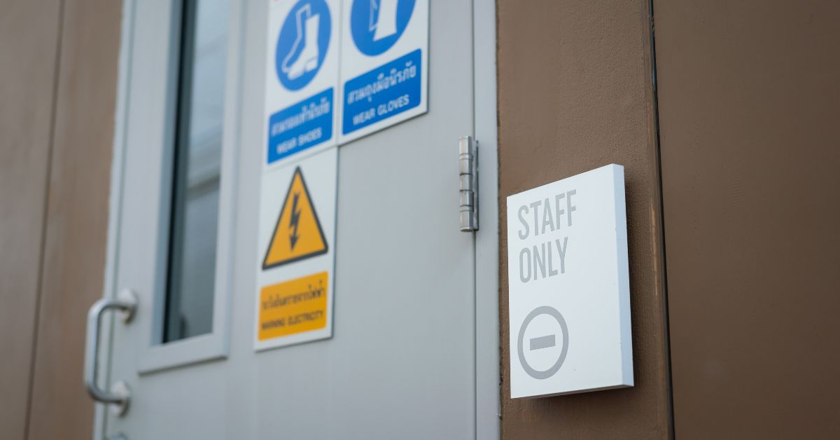 Staff Only Door