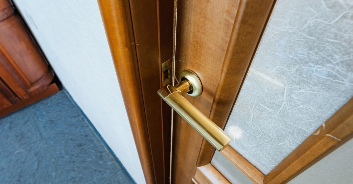 Polished Brass Door Handle